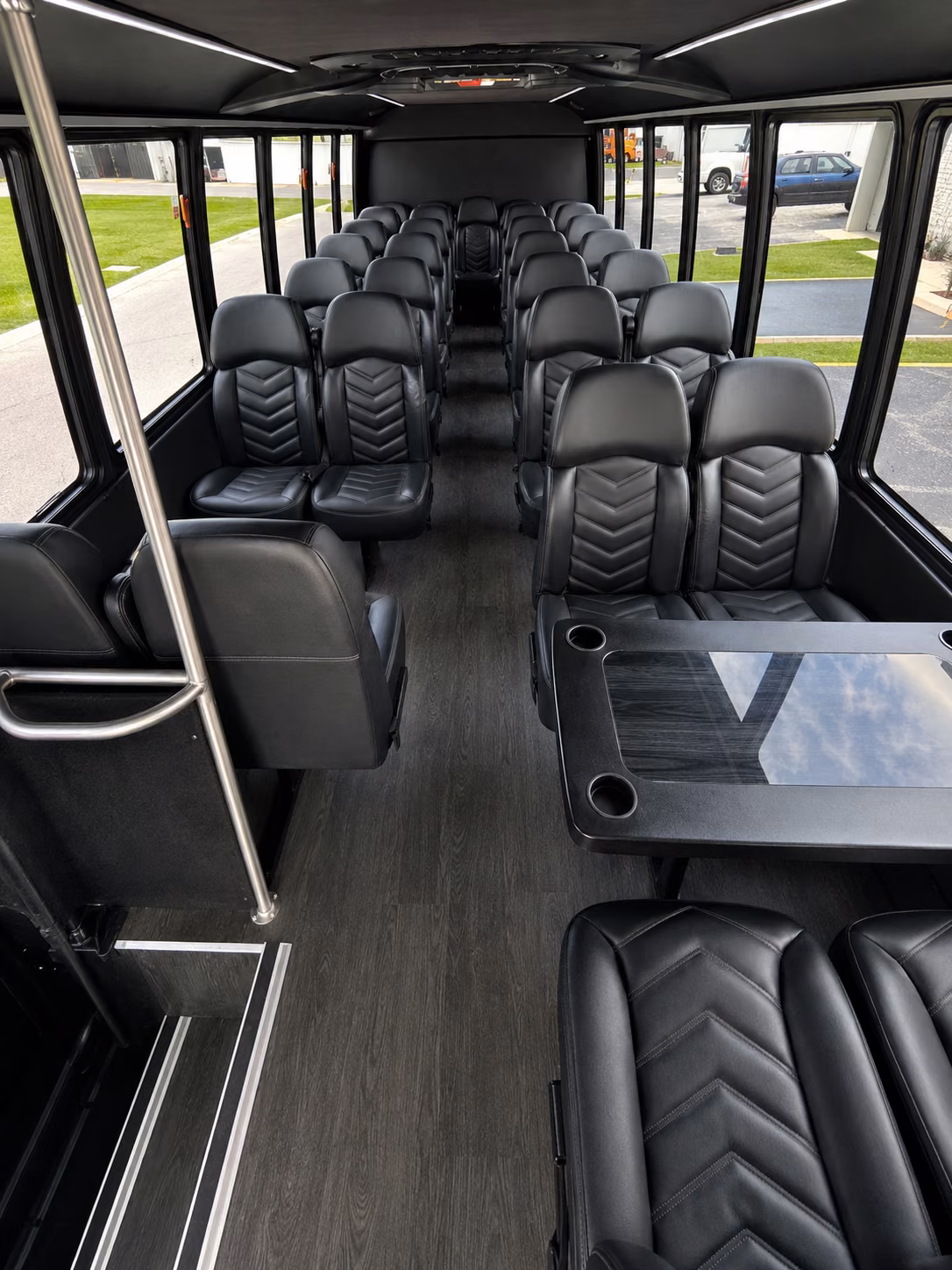 orem 18 passenger minibus inside