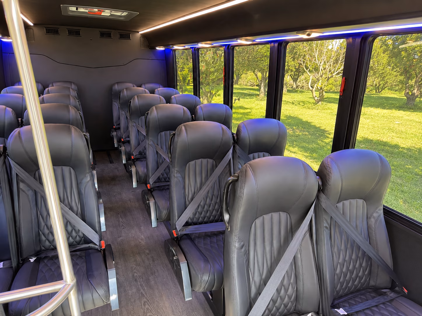 orem 18 passenger minibus interior