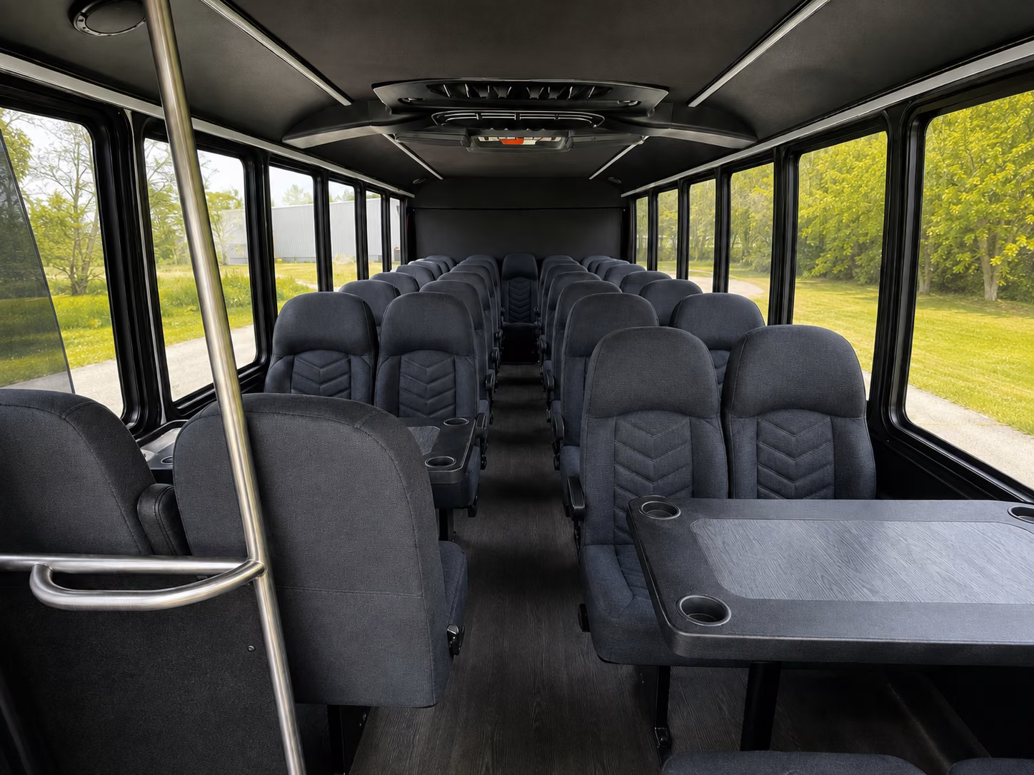 orem 20 passenger minibus inside