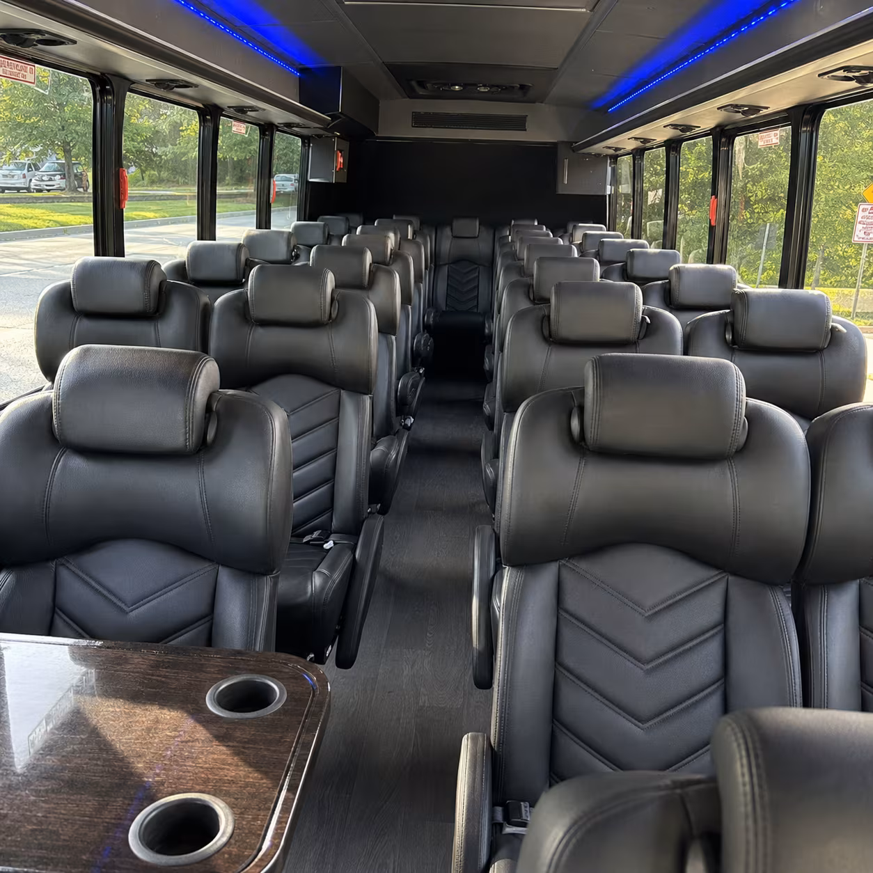 orem 30 passenger minibus interior