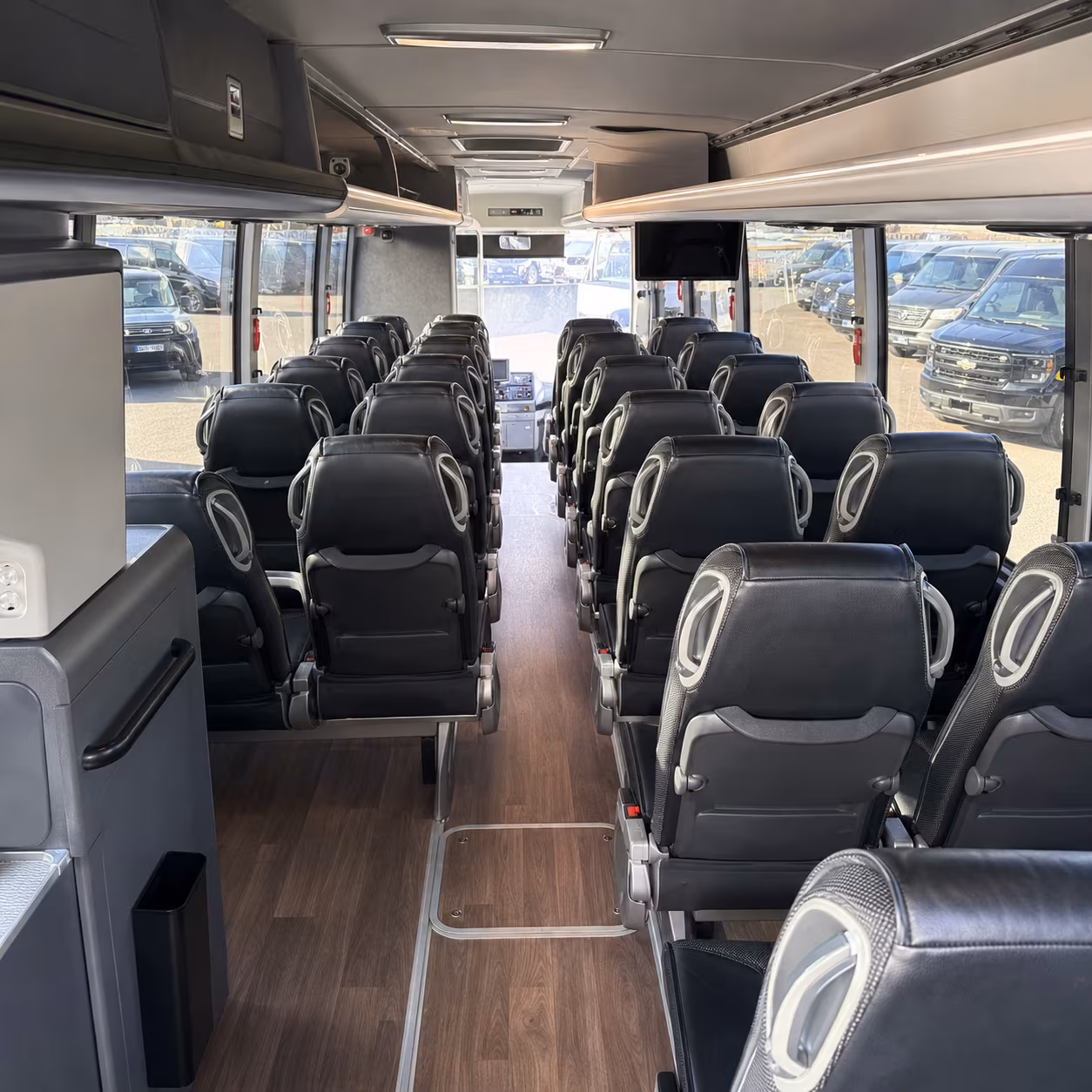 orem charter bus inside