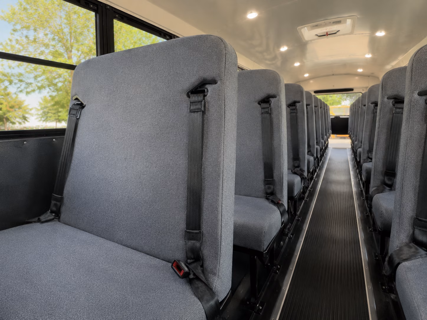 orem school bus inside
