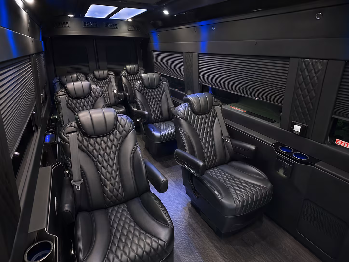orem wedding transportation onboard seating